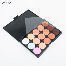 페이스 컨실러 위장 크림 컨투어 팔레트 전문 파운데이션 15 색, Z15-01, 한개옵션1