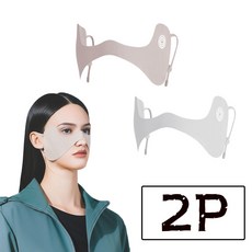 페일조이 자외선차단 광대마스크 냉감 쿨링, 1세트, 그레이+핑크