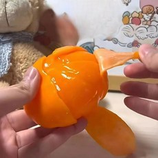 귤 말랑이 스퀴시 스트레스볼 만두 쓸데없는 킹받는 선물 쓸없선, 1개, 귤말랑이