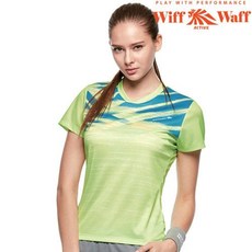 위프와프 80150 경기복 배드민턴복 여성 티셔츠 상의부 연습