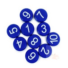 UniDepot 숫자 자석 숫자공부, 파랑