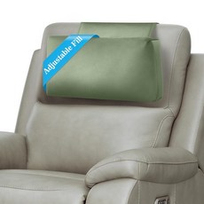 AHUAWA Recliner 머리 받침 베개 조절 가능한 목 및 머리 지지 베개 부드러운 벨벳 미끄럼 방지 머리 받침대 리클라이너 소파 의자 소파용