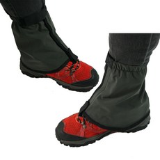 등산 작업용 방수 숏 스패츠 발목토시 각반 차콜그레이