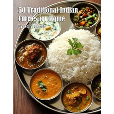 (영문도서) 50 Traditional Indian Curries for Home Paperback, Marick Booster, English, 9798348504106