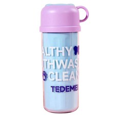 TEDEMEI 多功能旅行漱口杯 輕巧便攜 環保材質 多色可選 附帶把手, 淺藍色-大, 1個