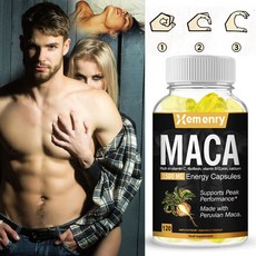 Xemenry MACA 1500mg 能量膠囊, 60組