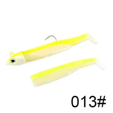 실리콘 미끼 소프트 낚시 루어 블랙 미노우 크랭크 후크가있는 인공 눈, 10 body007, 03 Head 25g Body 9cm