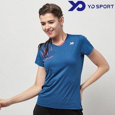 YD스포츠 1772 연습복 배드민턴복 여성 티셔츠 상의부 단체