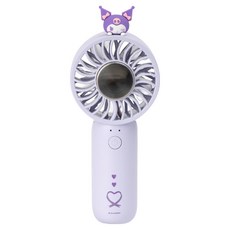 로이체 산리오 캐릭터즈 냉각패드 쿨링 BLDC 미니 휴대용 선풍기, SAN-RHF-C, KUROMI