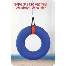 감각통합 그네 기구 실내놀이 접시 스윙 감각 훈련 놀이방, 1개, 형광옐로우 타이어 그네