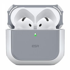 ESR 에어팟 할로락 맥세이프 하이브리드 마그네틱 케이스, 에어팟4, 화이트, 1개