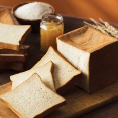 흥만소 쫀득담백 쌀식빵 이천쌀 1OO% 고단백 저당 로우글루텐, 3개, 460g