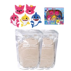 위즈 촉촉이모래 + 모래찍기틀 세트 모래놀이모래 모래놀이모양틀, 1개