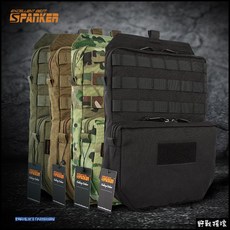SPANKER 戰術背心附件包 MOLLE系統水袋背包, 黑色