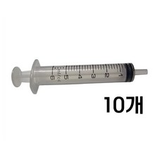 반려동물 피딩용 주사기 5ml 10개, 투명