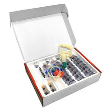 【JINKANG】不求人真空拔罐器 12罐 18罐 24罐 32罐組 升級加厚 雙極磁力相通, 1個, 32罐