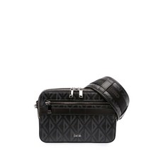 크리스찬 디올 중고 2023 CD 다이아몬드 코팅 캔버스 사파리 스트랩 크로스 백