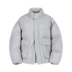 코드그라피 CGP 하이넥 리치포켓 패딩 점퍼_쿨그레이