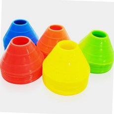 스포츠 미니 접시콘 축구 훈련 인라인 연습 pp- 보드 스케이트, 레드(10069-1), 1개