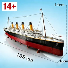 2026 핫 9090PCS 호환 10294 타이타닉 빌딩 블록 MOC 디스플레이 모델 브릭 크루즈 보트 성인용 장난감 크, 01 9090 PCS, 01 NO BOX
