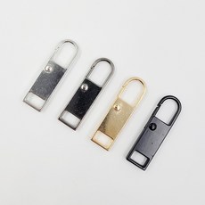 수예용품 지퍼고리 수선부자재 부착장식, 블랙