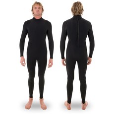 澳洲 needessentials 3/2mm Back Zip 潛水衣 防寒衣 衝浪衣 衝浪 潛水 浮潛 自潛, 黑M, 黑