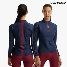 [스파이더] 여성 러닝 프로웹 하프 집업 티셔츠 SPHPCNRL282WDNY 554851
