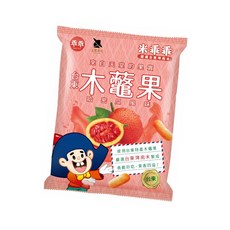 台東縣農會 太陽農場 夏雪芒果/木鱉果哈密瓜風味米乖乖 52g, 1個, 【一包】木鱉果哈密瓜風味米乖乖52G