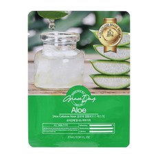 그레이스데이 알로에 마스크팩, 1개입, 50개