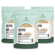 참굿즈 청국장 가루 분말 우리콩 국산 100%, 500g, 3개