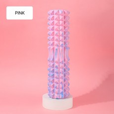 S.J.S EVA 폼 롤러 근육 이완 롤러 피트니스 스포츠 마사지 솔리드 요가, 1개, 핑크