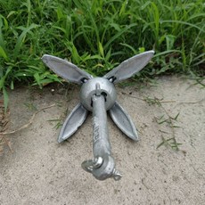 바다 낚시 고무 보트 닻 닷 선외기 앵커 어구 부두, 0.7kg 로프미포함