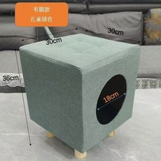 貓窩 狗窩 寵物床 寵物窩 韓國貓窩, 1個, 有腿款#小小款【建議九斤內】,抹茶綠
