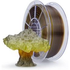지로 PLA 필라멘트 매트 멀티컬러 3D 프린터 필라멘트 트라이컬러 3-in-1 크롬 공압출 매직 비주얼 이펙트 PLA 대부분의 FDM 3D 프린터 장착 1KG2.2파운드 스풀, Autumn