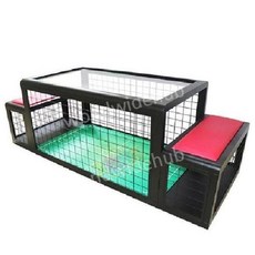 테이블 축구 게임 오락실 미니 풋살 좌식 펜션 놀이 발로만 하는, C. 레드, 1개