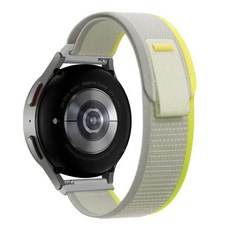호환 갤럭시 시계 7/FE/6/5/Pro/4 클래식 40mm-44mm 스포츠 팔찌 화웨이 시계 GT 5/2/3/4 밴드용 20mm/22mm 트레일 루프 스트랩, Yellow beige 01, 22mm watch band, 1개, 14. Yellow beige 01