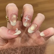 貓眼穿戴甲高級感閃鑽漸變新年美甲甲片小紅書爆款穿戴式指甲片, 1個, BY2106飛龍舞鳳:穿戴甲#30片/盒