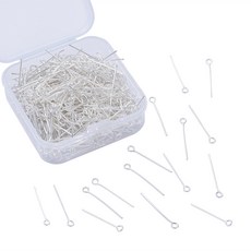 4cm고리핀 구자핀 연결고리 250pcs, 1개, 9자핀 화이트