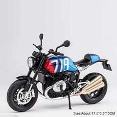 1 12 R Nine T KX450 오토바이, R NineT Blue