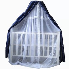 암막 방풍 모기 플레이 미니 커튼 요람 샤크팡 싱글 난방, C. 커튼메쉬 지지대가 함께 제공됩니다 메모에 패턴색상