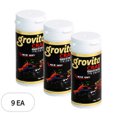 그로비타 가재 게 사료, 70g, 9개