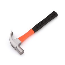 1624cm 휴대용 미끄럼 방지 손잡이 강철 망치 가구 다기능 건축 공구 목공 못 발톱, 2, 2, 1개