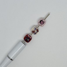 볼펜꾸미기 볼꾸 동대문 꾸미기 DIY AB코팅 체리 빵 베이커리 알록달록 미니 유광 핑크 오로라