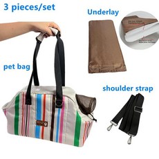 애완동물 소형견 고양이 휴대용 통기성 가방 강아지 이동 운반 배낭 핸드백, 1개, 1. Colorful