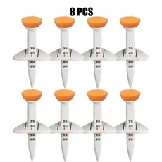 4/8/16/32개 33-55mm 높이 조절 가능 골프 티 트레이닝 액세서리, 04 Orange 8 Pcs