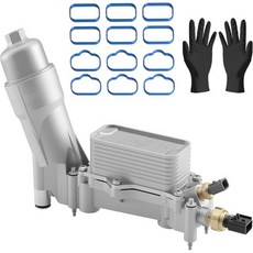 XINLIN 926-876 926-959 업그레이드된 올 알루미늄 엔진 오일 필터 하우징 (오일 쿨러 및 센서 포함) - 2011-2016 Dodge Journey Charg