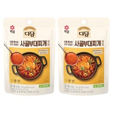 다담 사골부대 찌개양념, 130g, 2개