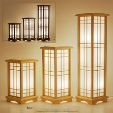 한옥등 전통등 한식집 램프 찻집 소품 무드등 전통 조명 한옥조명 랜턴, 내추럴우드 45cm LED 웜