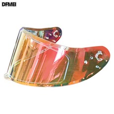 DFMEI 摩托車頭盔冬季騎行男女式機車全盔冬天電動摩托安全帽國標3cDOT, 1個, C3炫紅鏡片:L