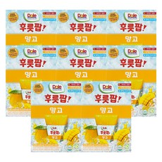 Dole 돌 후룻팝 망고 망고팝 얼려먹는주스, 496ml, 8개